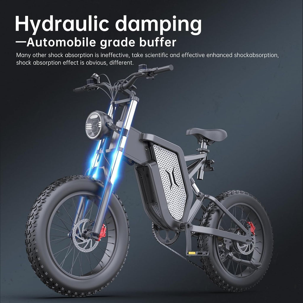 2000W 35AH Removable Battery 20" Mountain Electric Bike I547040