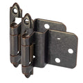 Oil Rubbed Bronze Cabinet Hinges 3/8 Inset H86345