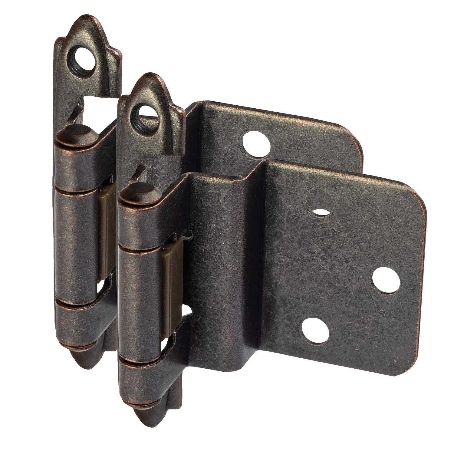 Oil Rubbed Bronze Cabinet Hinges 3/8 Inset H86345
