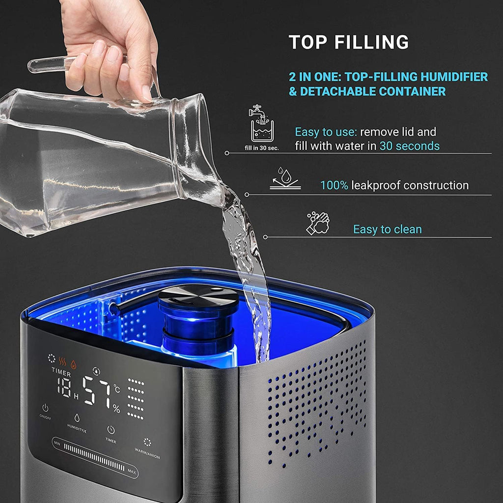 4L Top Fill Cool & Warm Air Ultrasonic Humidifier F3758