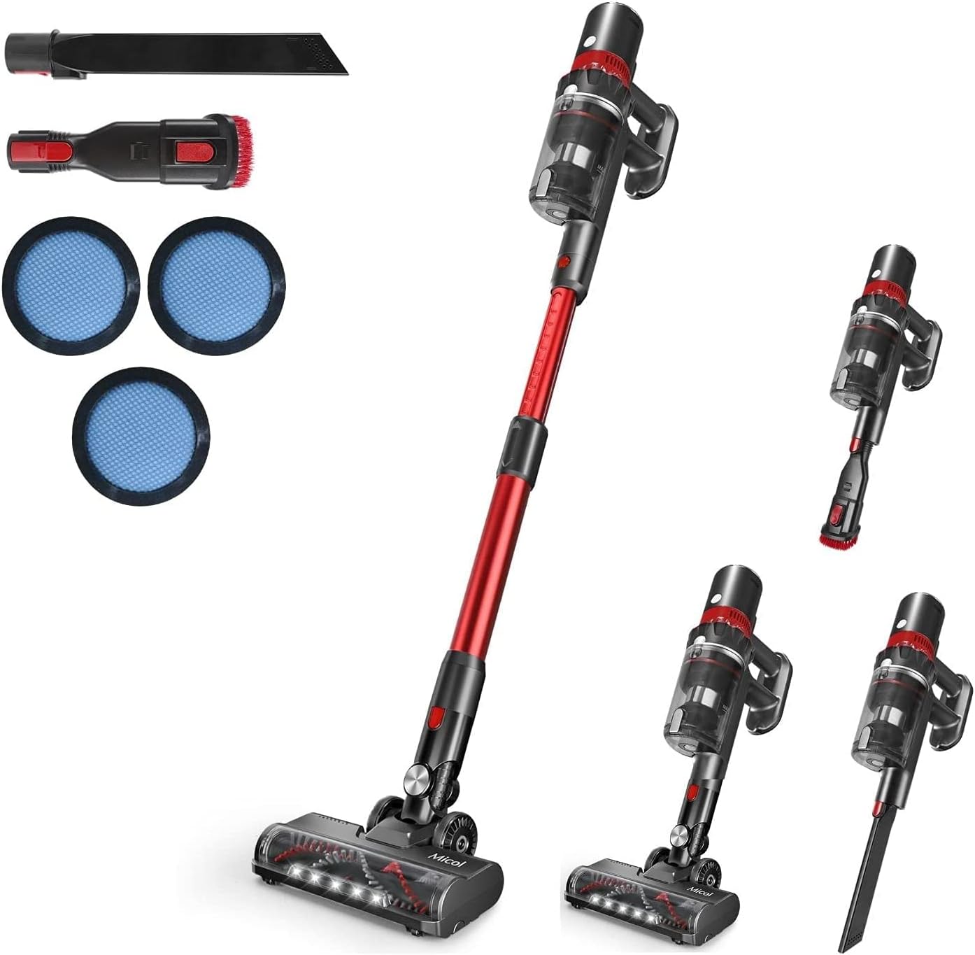 Cordless Vacuum Cleaner with Detachable Battery B4140
