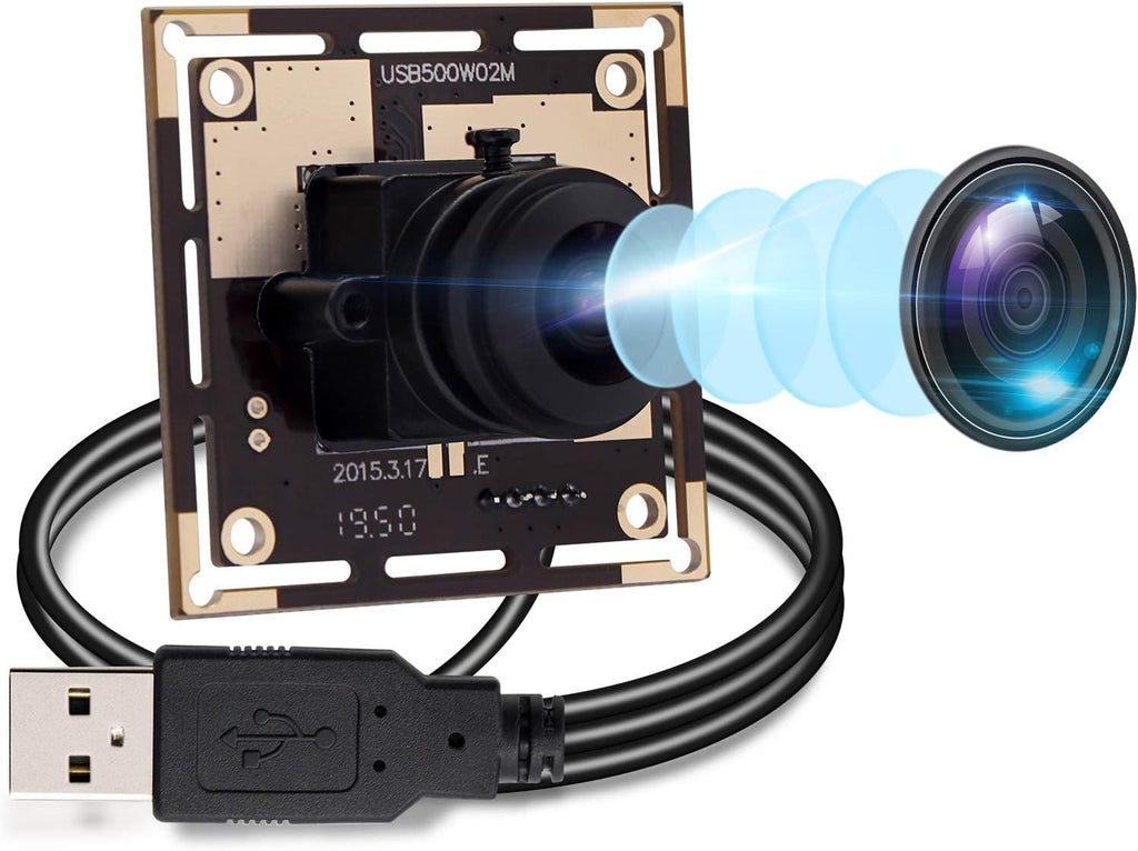 5 Megapixel USB Camera Module with 170 Degree Fisheye Lens Wide Angle HD F5841