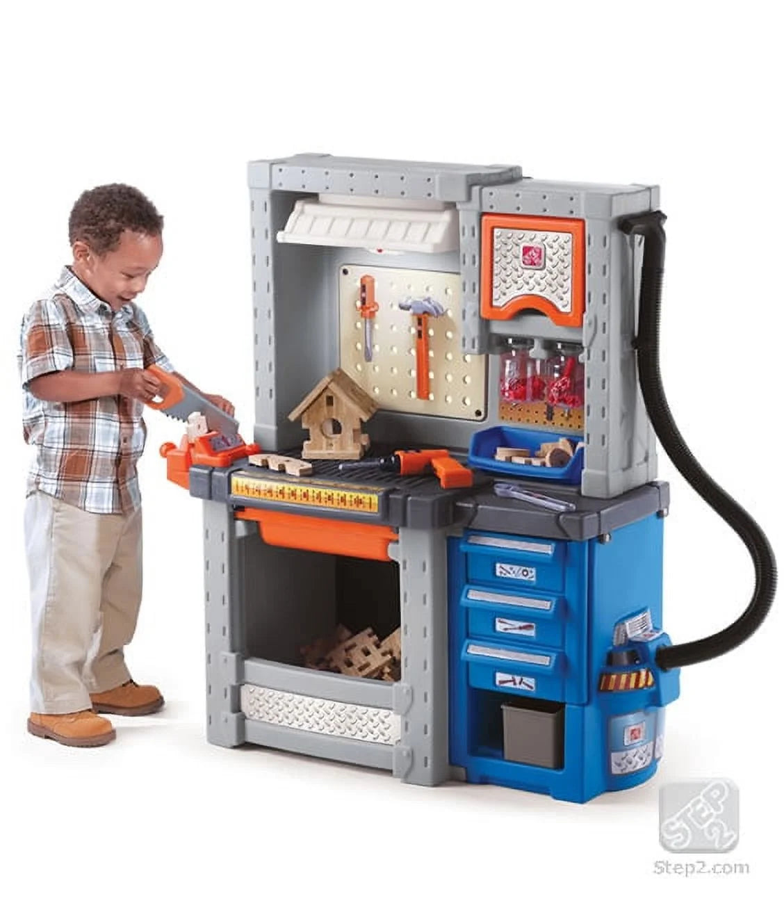 50 Piece Plastic Kid Tool Bench Playset L7930