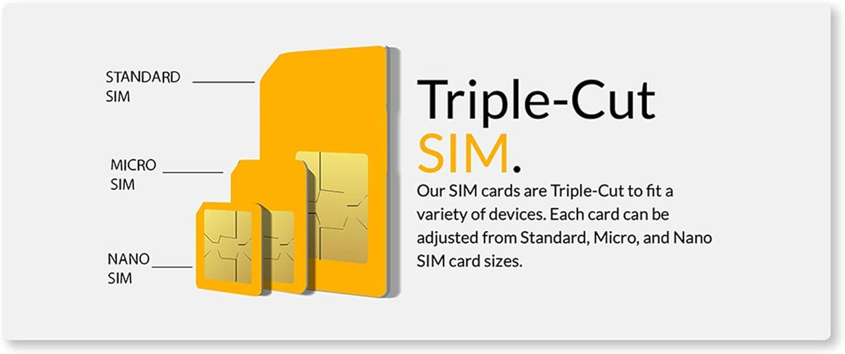 Prepaid Alarm SIM Card for GSM Security Alarm System - 1 Year Wireless Service W978196