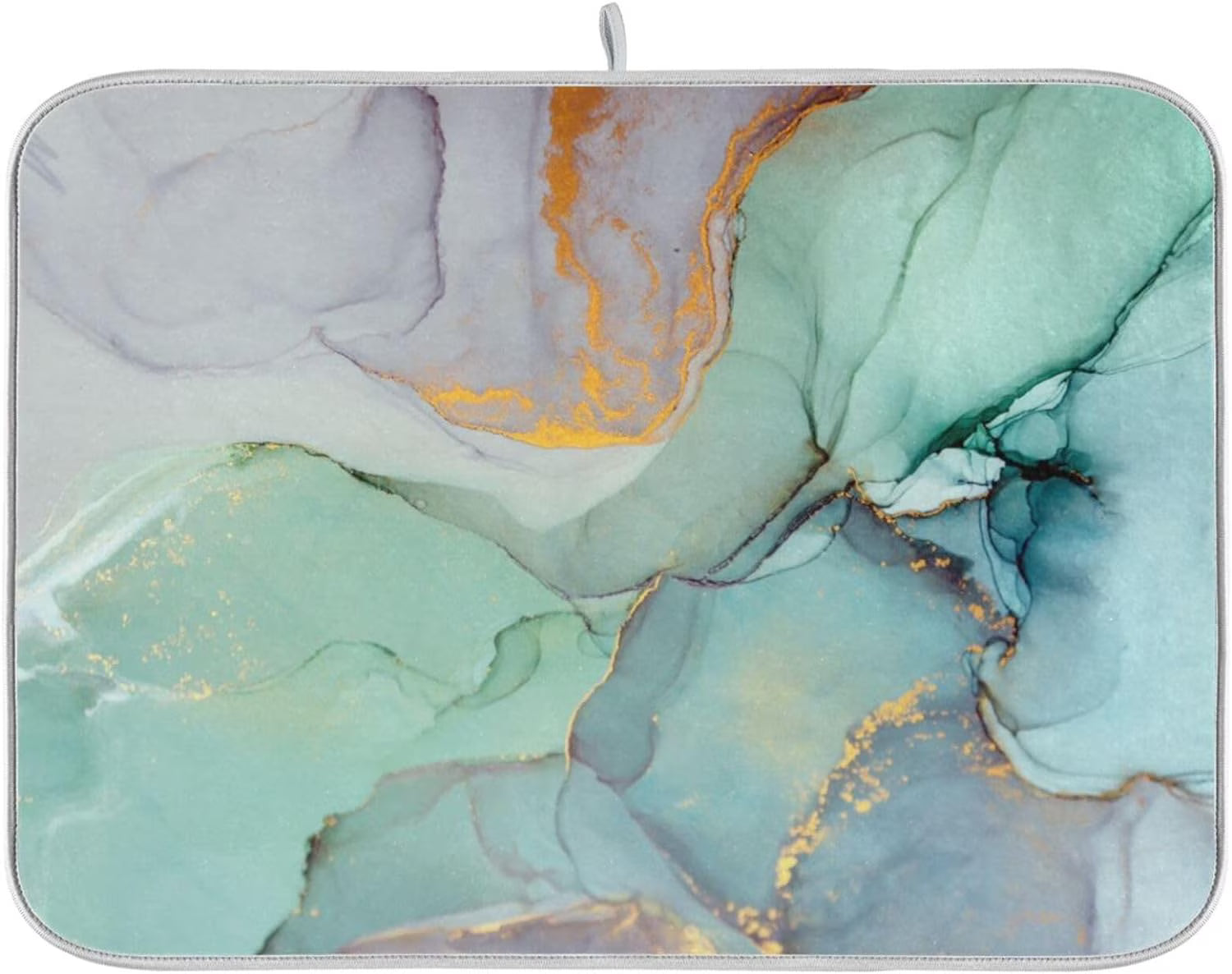 Abstract Marble Dish Drying Mat, 18x24Inch V633274