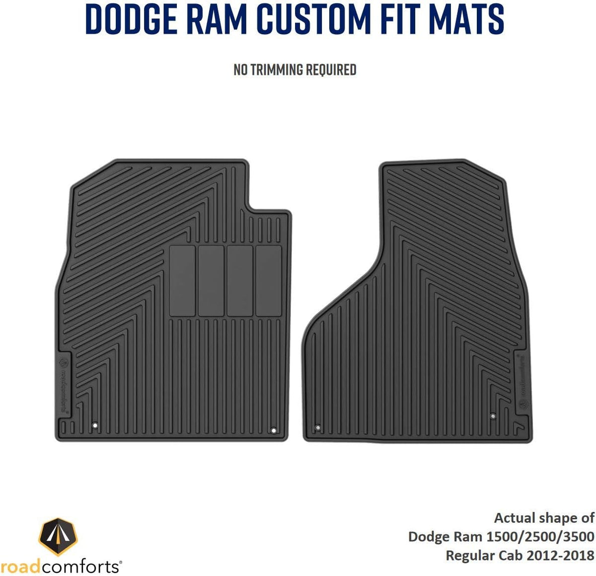 Front Row Floor Mats for Dodge Ram 2012-2018 N4622