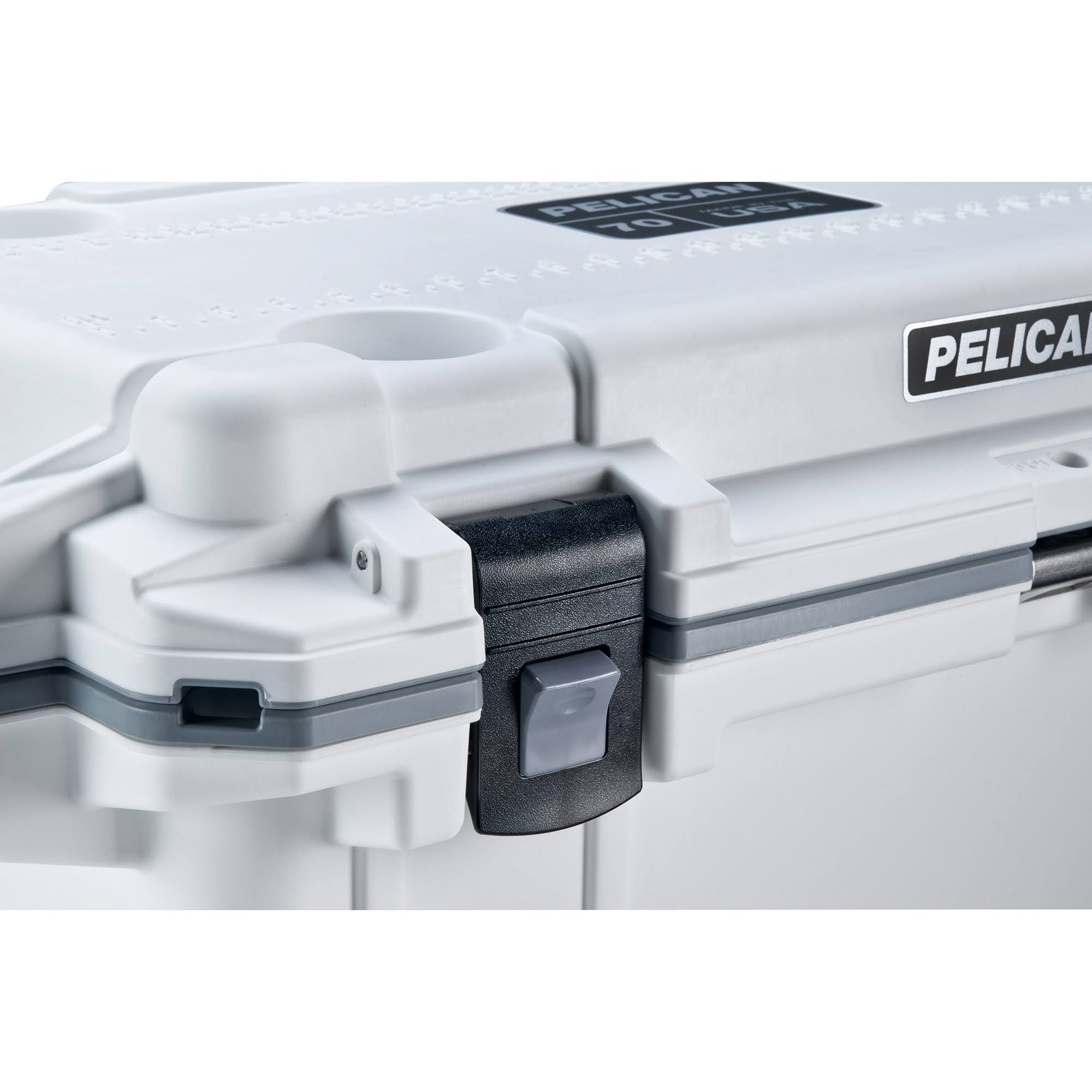 White 70-Quart Elite Cooler F81664