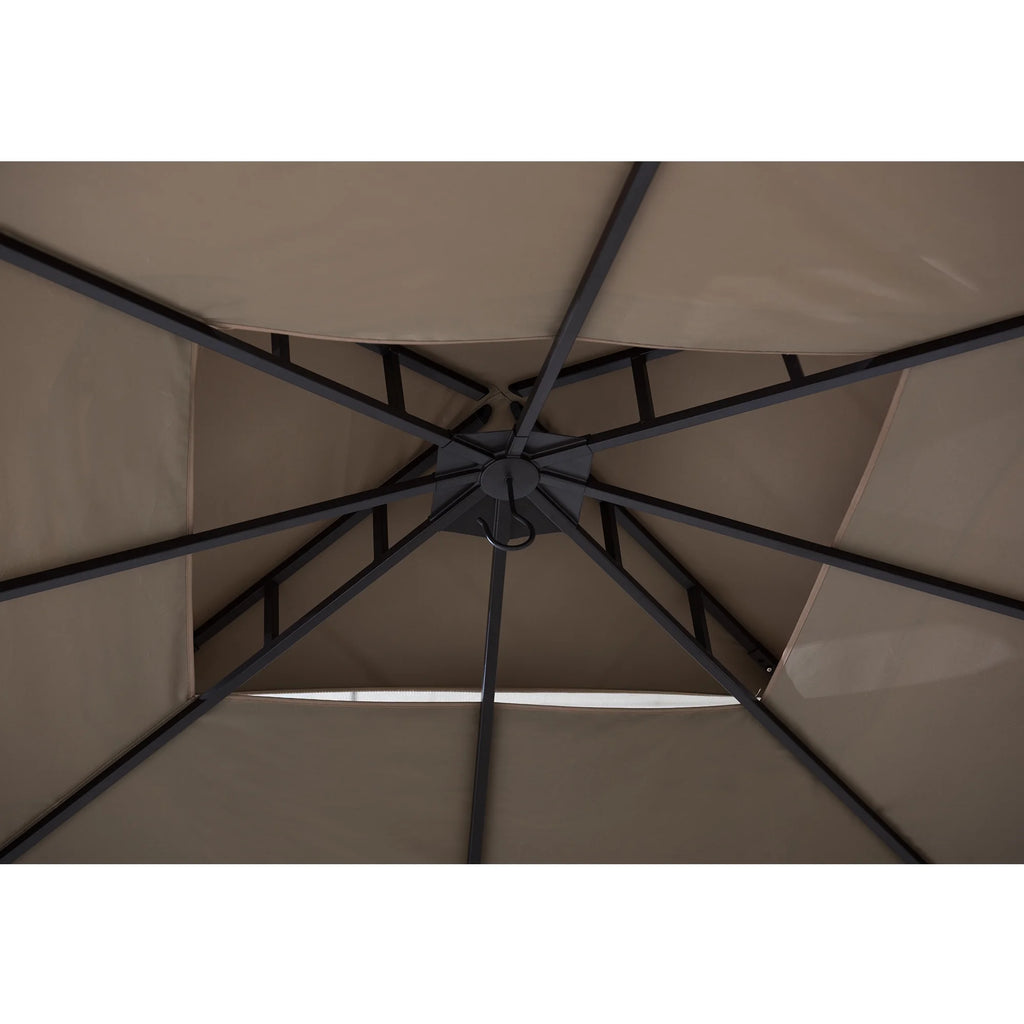 10 x 12 ft. 2 Tiered Steel Gazebo Y87145