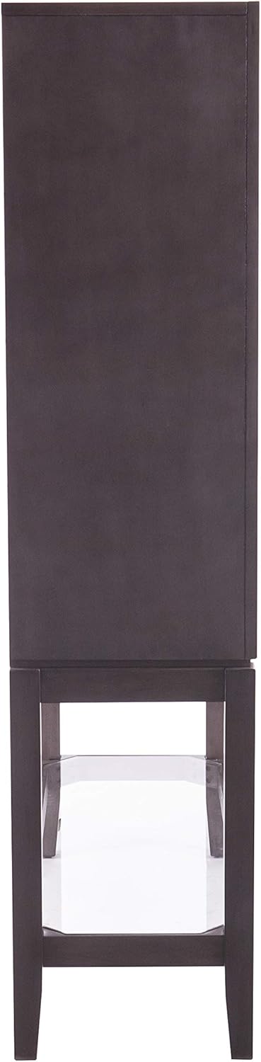 Gray Storage Hutch Bar Cabinet V940190