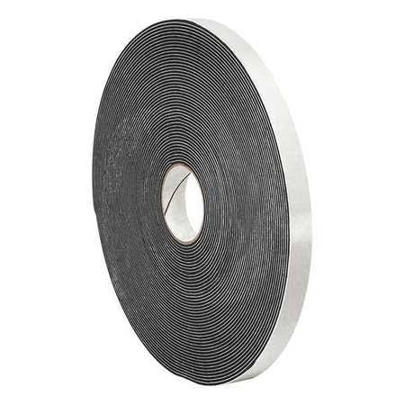 Foam Tape, Black, 1X1.25 B673864