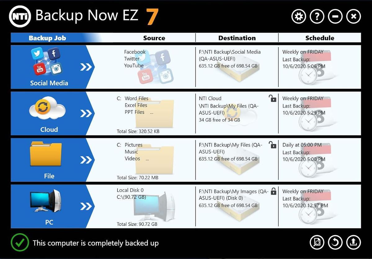 Backup Software for 3 Computers B157882