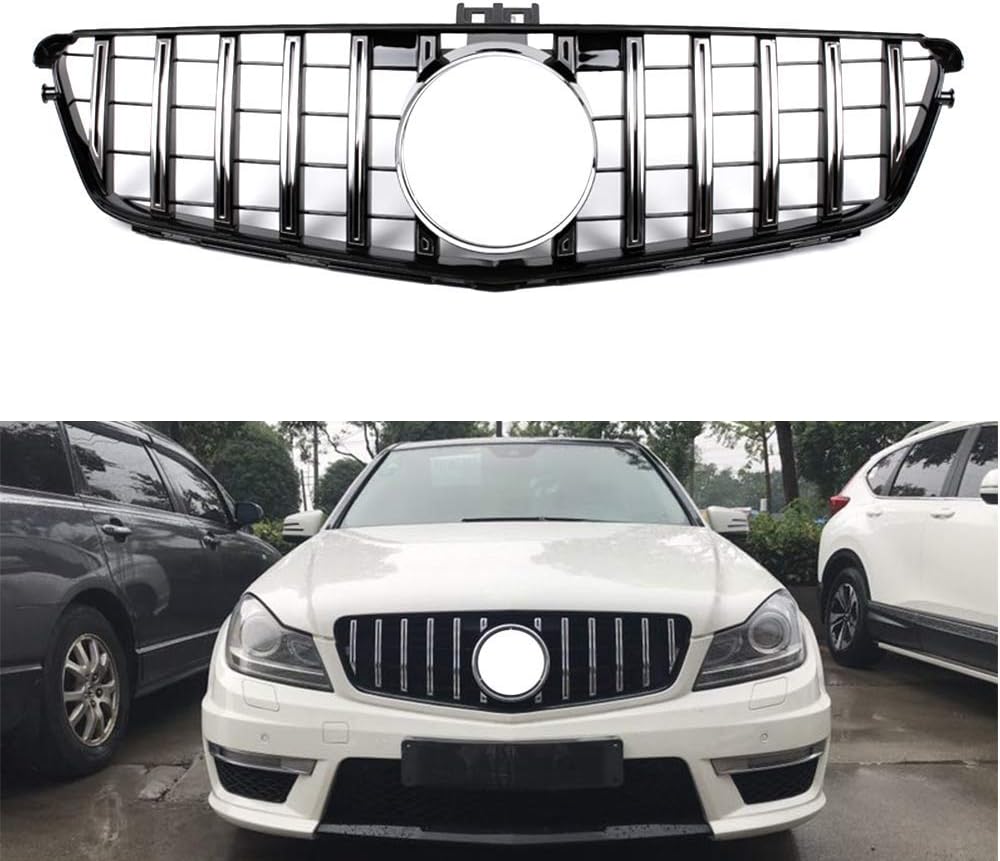 Car Grille Grill For 2007-2014 Mercedes-Benz C-Class W204 E2413
