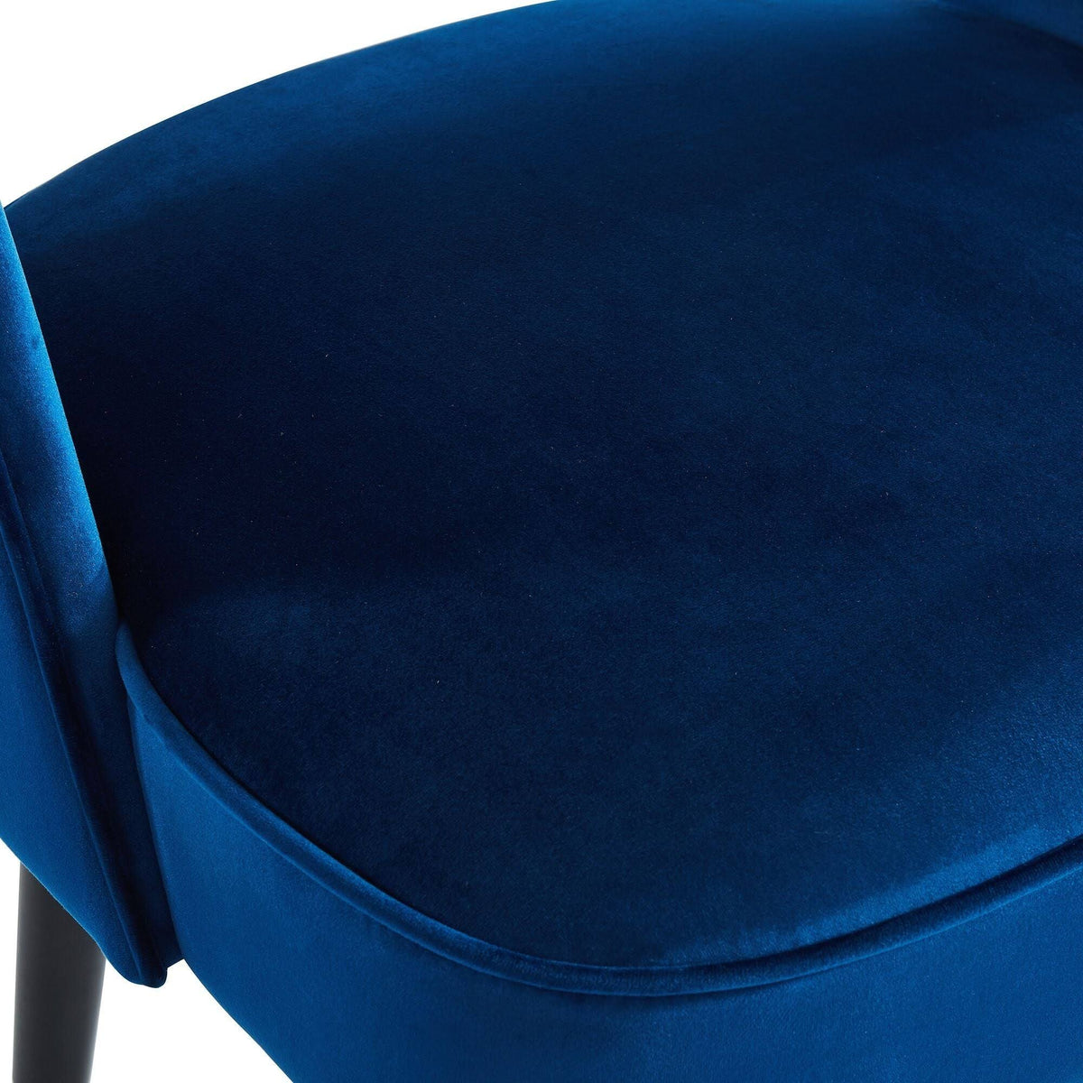 Set of 2 Blue and Black Contemporary Counter Stools S57691