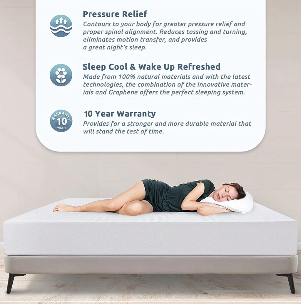Short King Size Memory Foam Mattress E506276