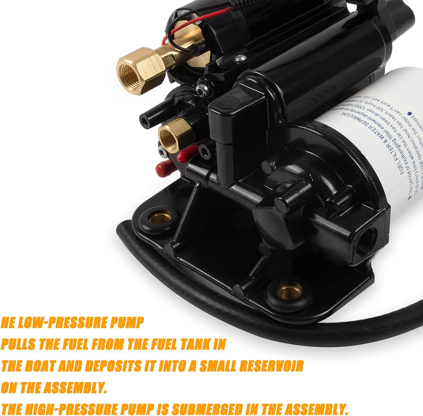 Electric Fuel Pump Assembly Compatible with Volvo Penta 4.3GXI 5.0GXI 5.7GI Replace 21608511 21545138 C739
