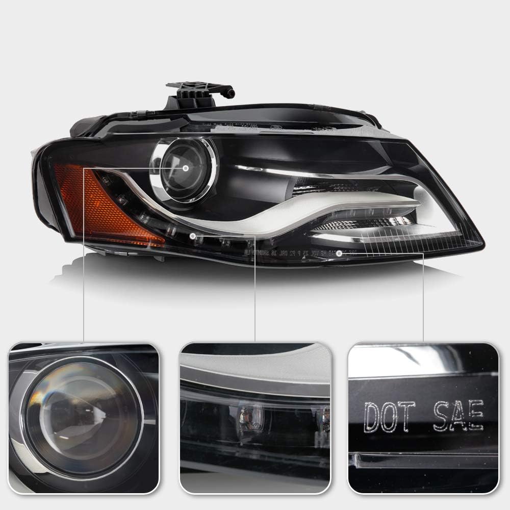 LED DRL Projector Headlight Headlamp Assembly RH Passenger Side R398060