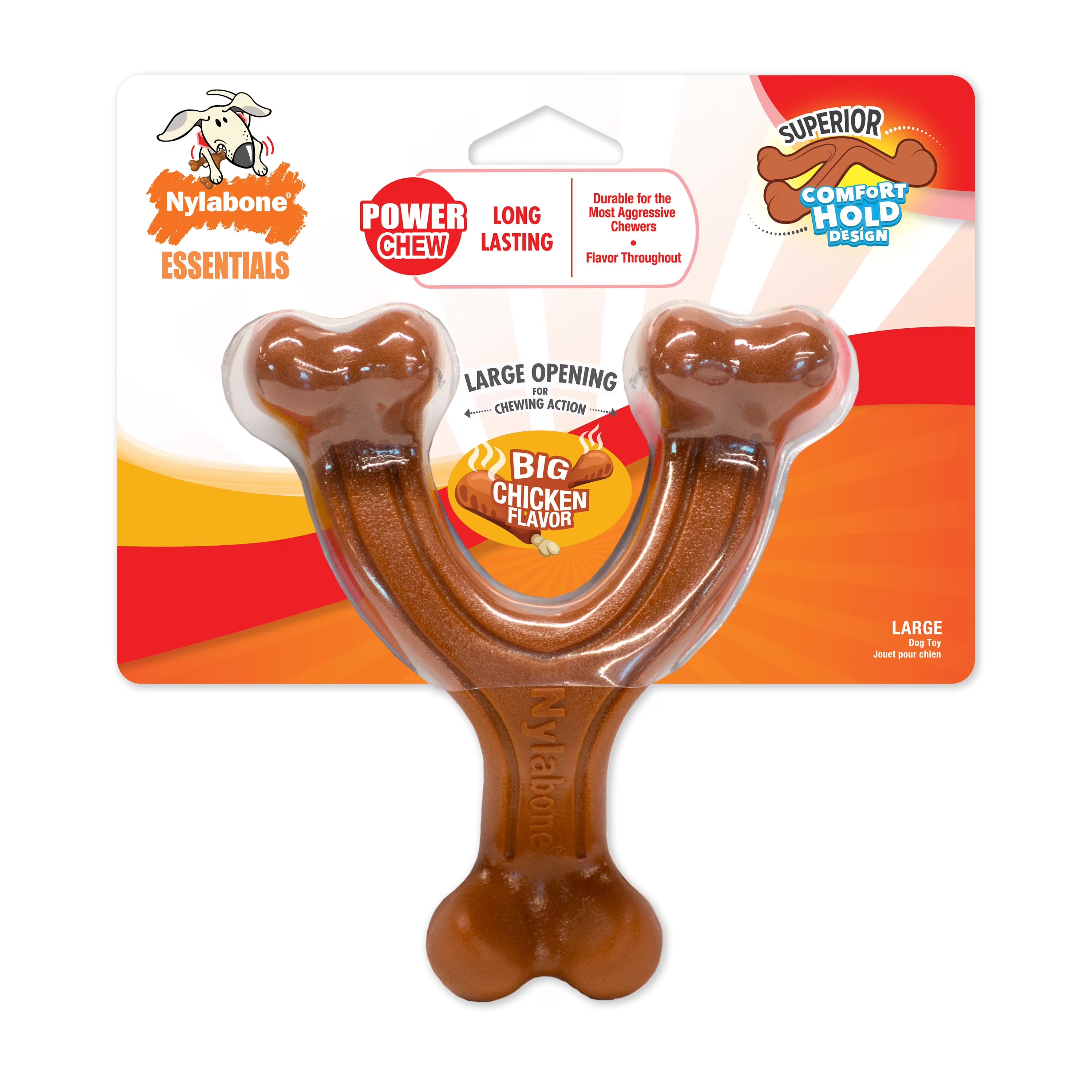 Ergonomic Power Chew Dog Toy T191