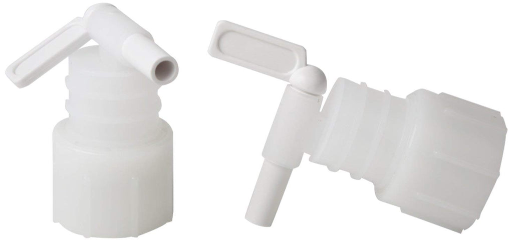 2.5 Gallon Plastic Dispenser Carboy with Spigot, HDPE, Natural, 4 Pack M1696