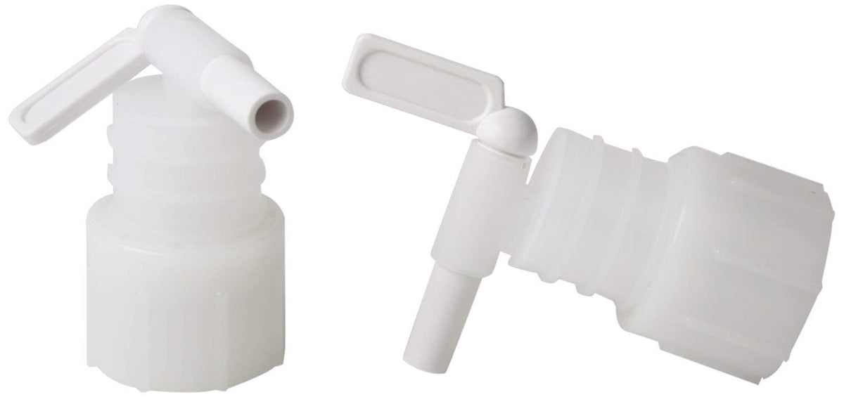 2.5 Gallon Plastic Dispenser Carboy with Spigot, HDPE, Natural, 4 Pack M1696