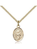 Gold Filled St. Joseph Of Arimathea Pendant with Gold-Filled Chain F73285