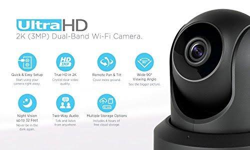 3MP Dome WiFi IP Security Camera System with 4K 8CH NVR T9101