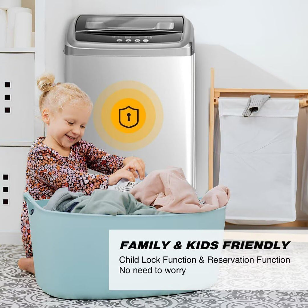 17.8LBS Washer and Dryer Combo with LED Display S364106