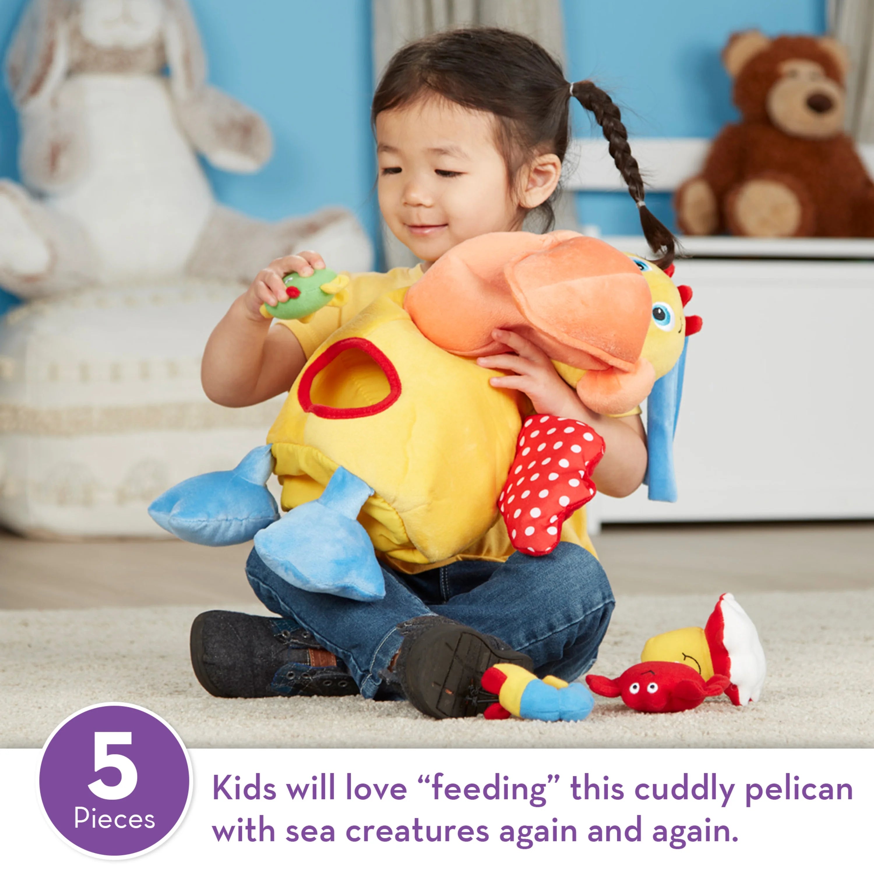 Hungry Pelican Soft Baby Educational Toy O32298