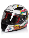 White / Pink Helmet Size S G7242