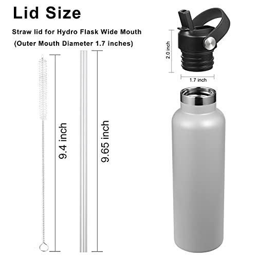 Straw Lid for Standard Mouth 12 18 21 24 oz Z53345