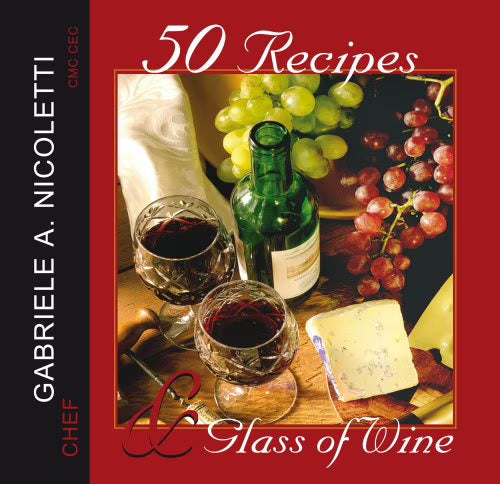 50 recipes and glass of Wine Paperback K311