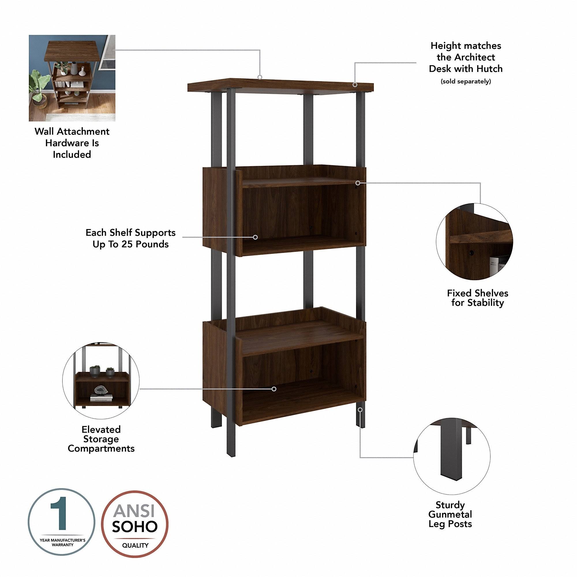 Walnut L-Shaped Desk with Lateral File Cabinet A76033