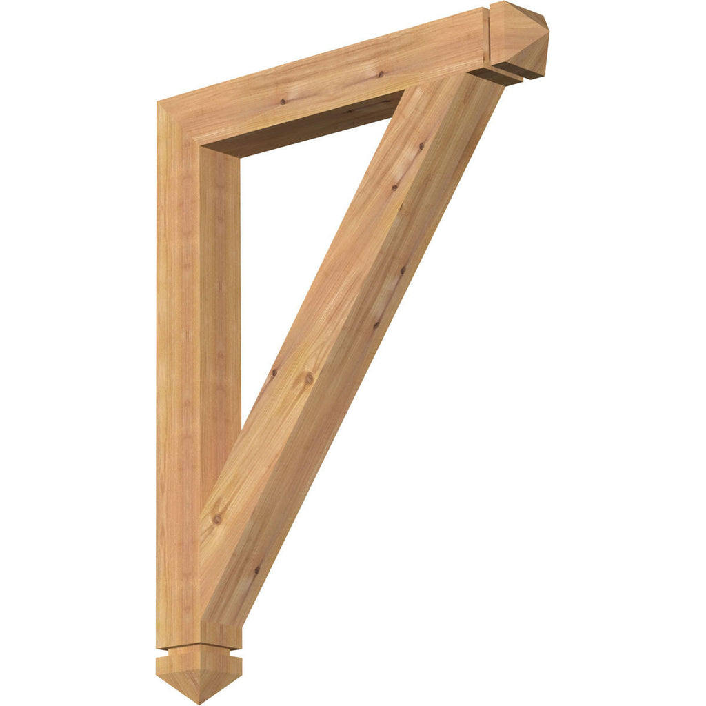 Traditional Arts & Crafts Smooth Bracket, Western Red Cedar K417049
