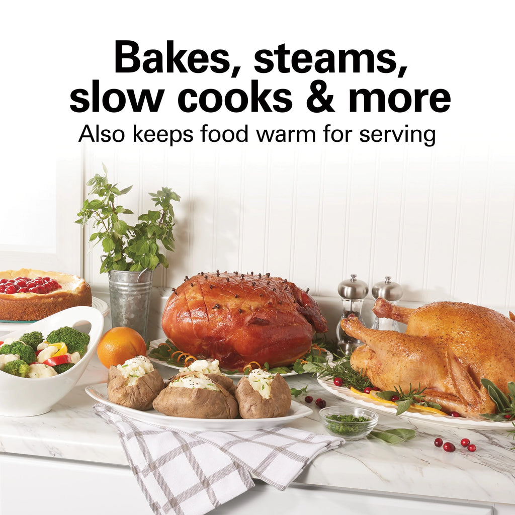 22 Quarts Stainless Steel Electric Roaster Oven R5643