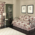 5-Piece Reversible Daybed Quilt Bedspread Set, 105" x 54", Tea Stain V815