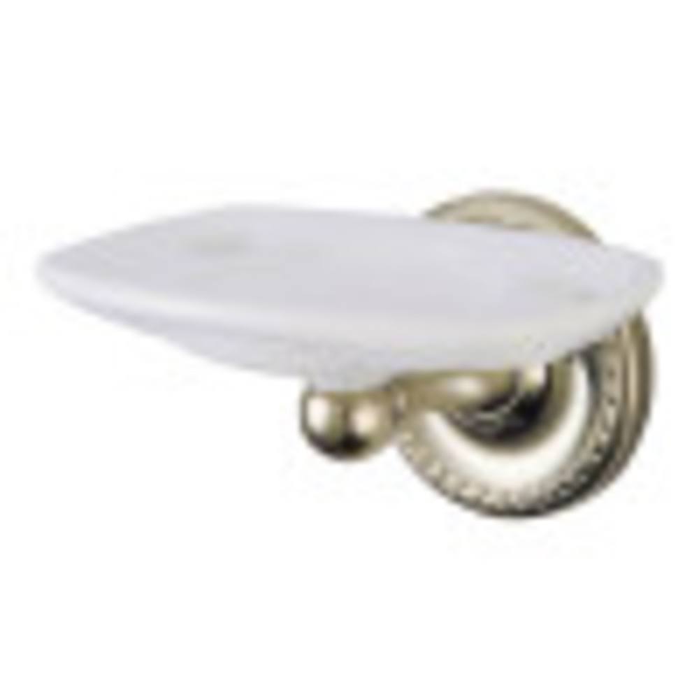 Satin Nickel Wall Mount Toothbrush and Tumbler Holder T36895