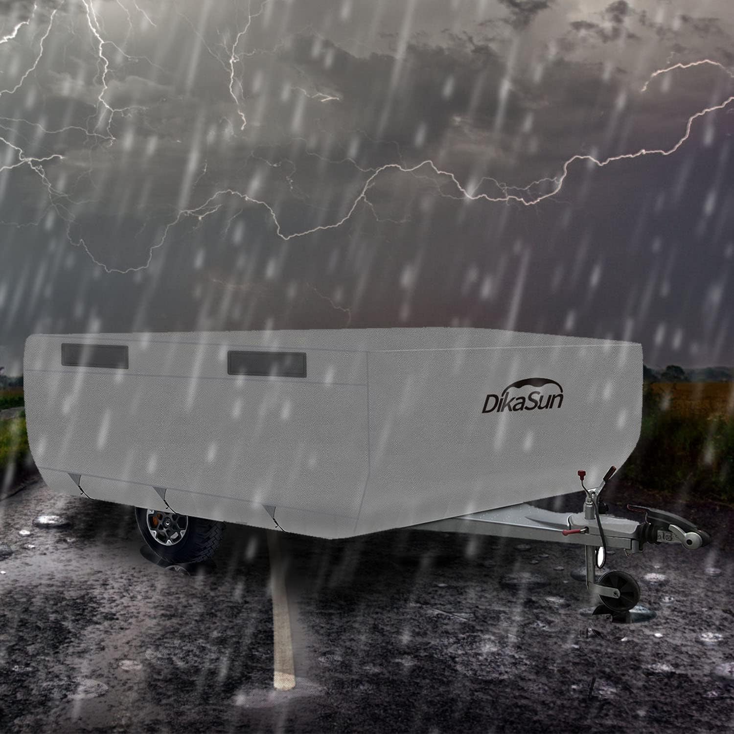 Pop Up Folding Camper Cover with Adhesive Repair Patches E69064