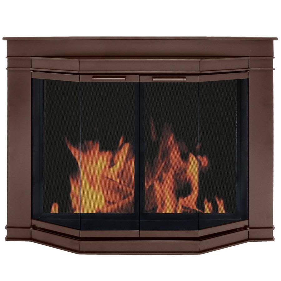 Oil Rubbed Bronze Large Fireplace Door I242363