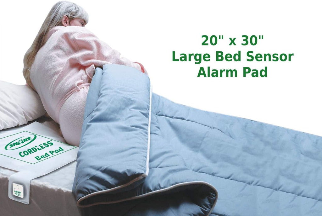 Wireless Bed Alarm System with Weight Sensing Pad and Remote Alert Monitor L2273