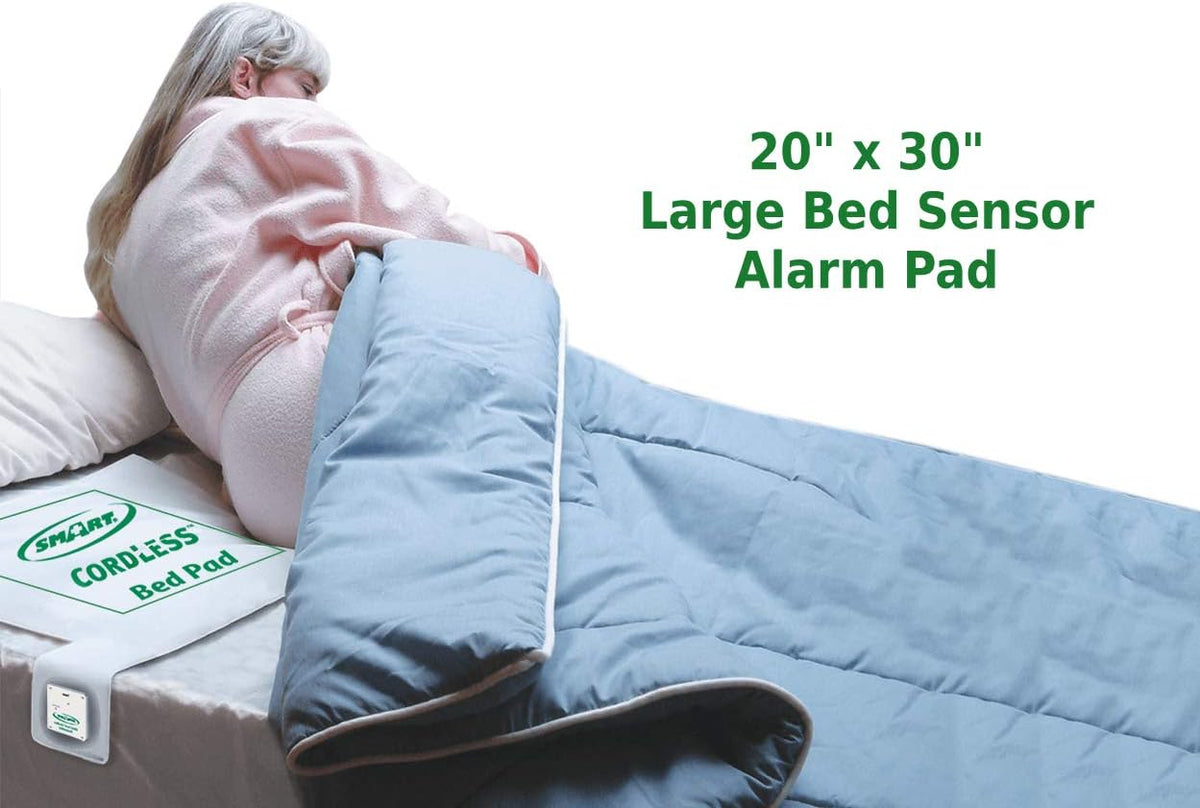 Wireless Bed Alarm System with Weight Sensing Pad and Remote Alert Monitor L2273