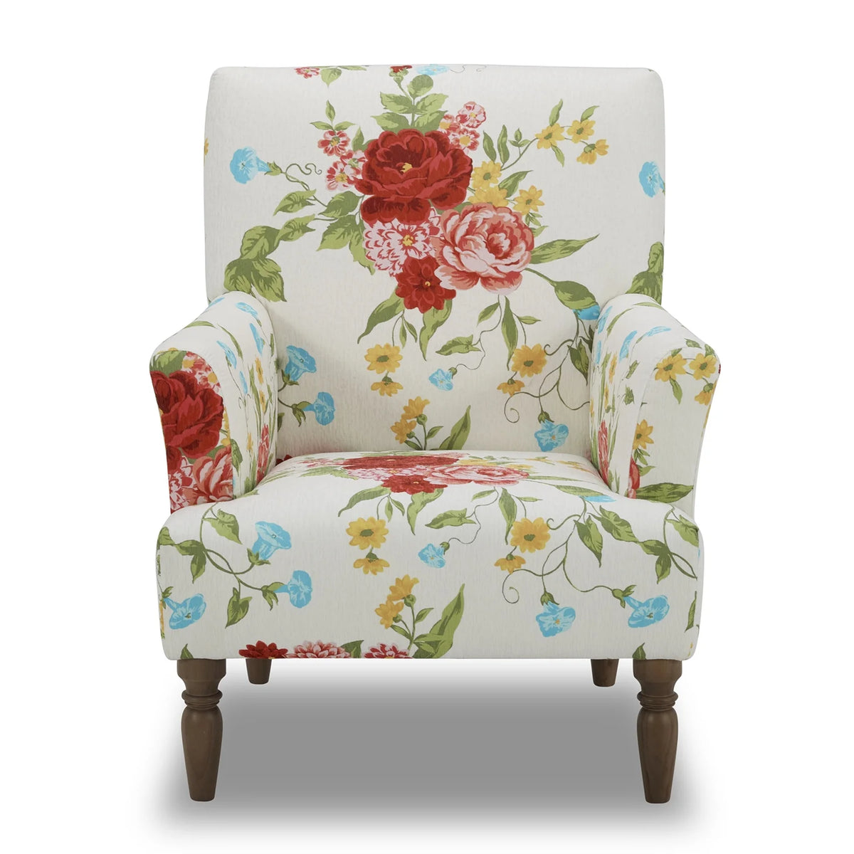 Sweet Rose High Rolled Arm Accent Chair F77697