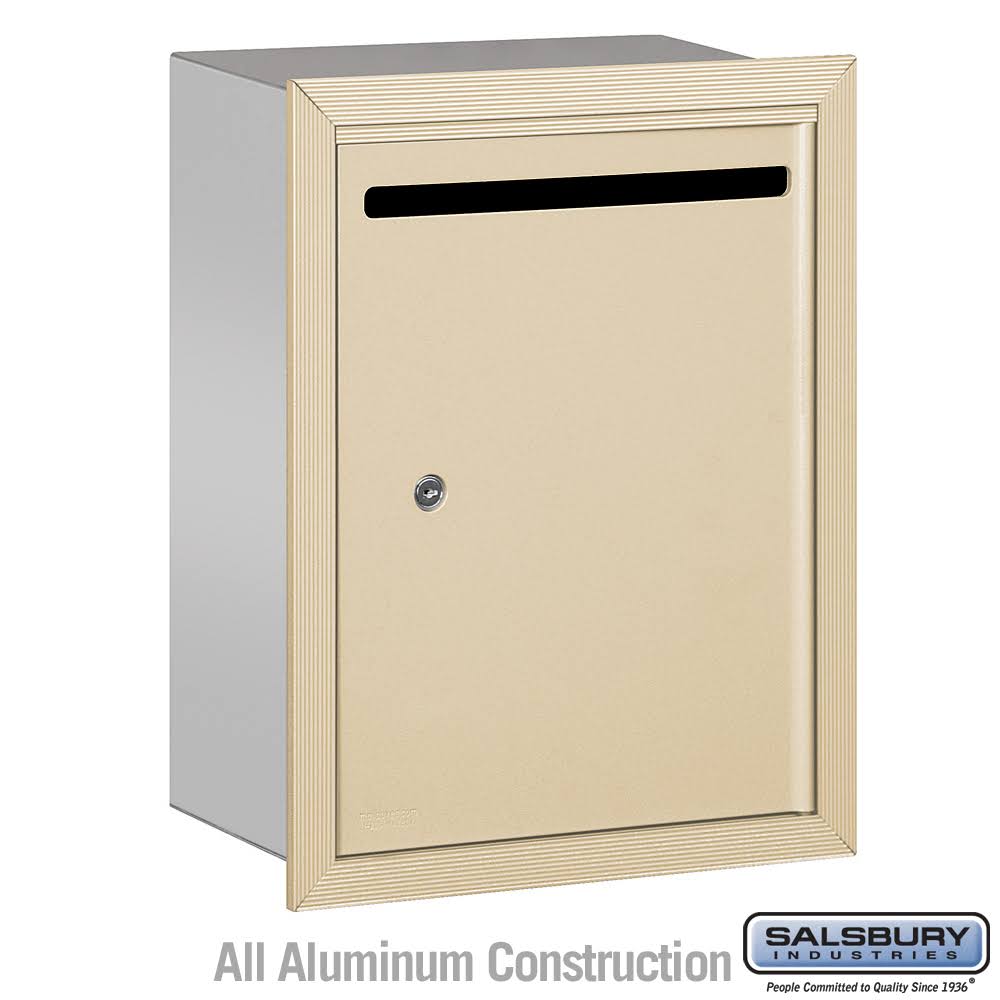 Recessed Mounted Letter Box - Sandstone Q610