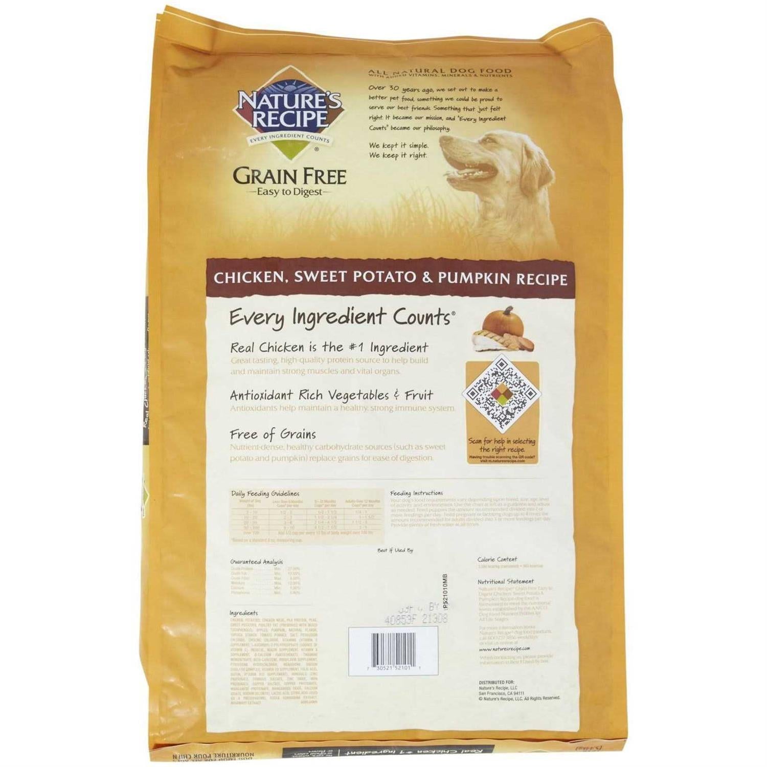 Grain Free Chicken Dry Dog Food Q5459
