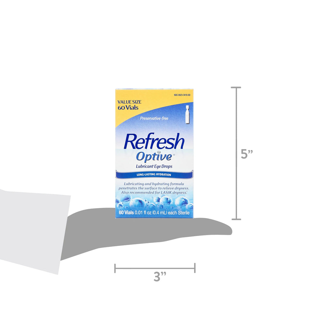 60 Count 0.4 ml Lubricant Eye Drops E7837
