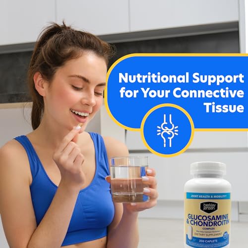 Triple Strength Glucosamine Chondroitin MSM Boswellia Complex Dietary Supplement, 200 Caplets D992010