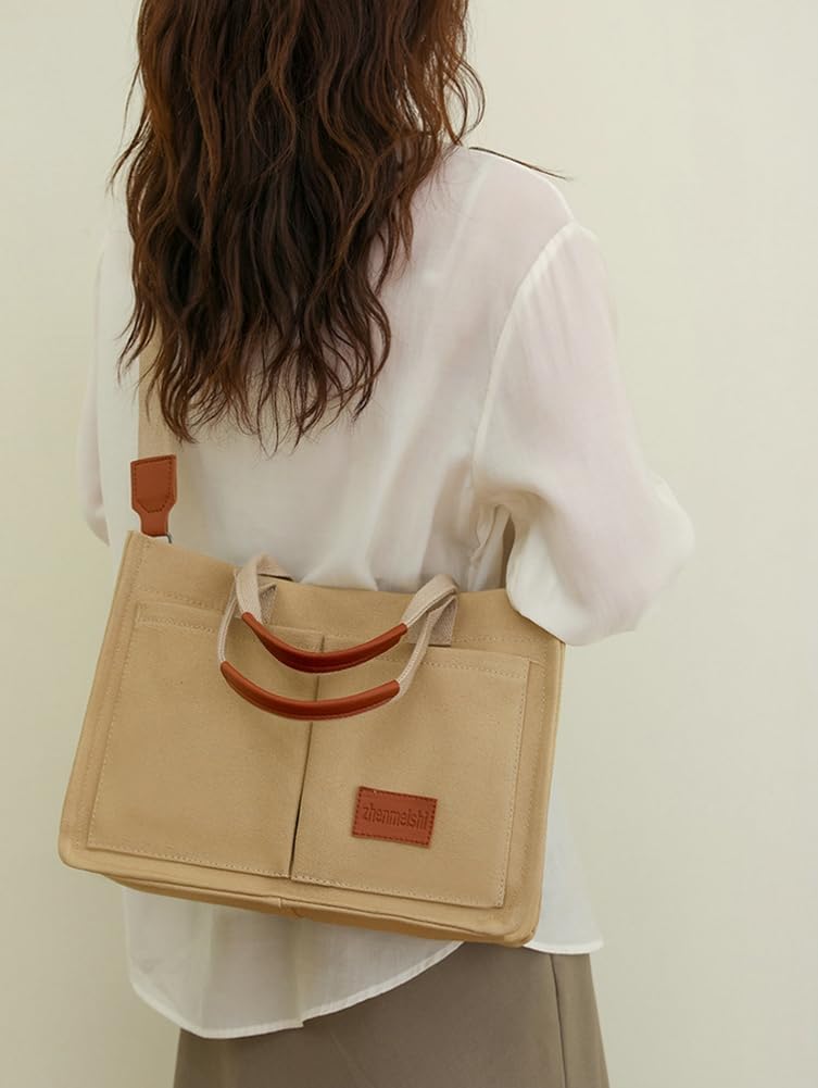 Canvas Crossbody Shoulder Purse Satchel Handbag J91084