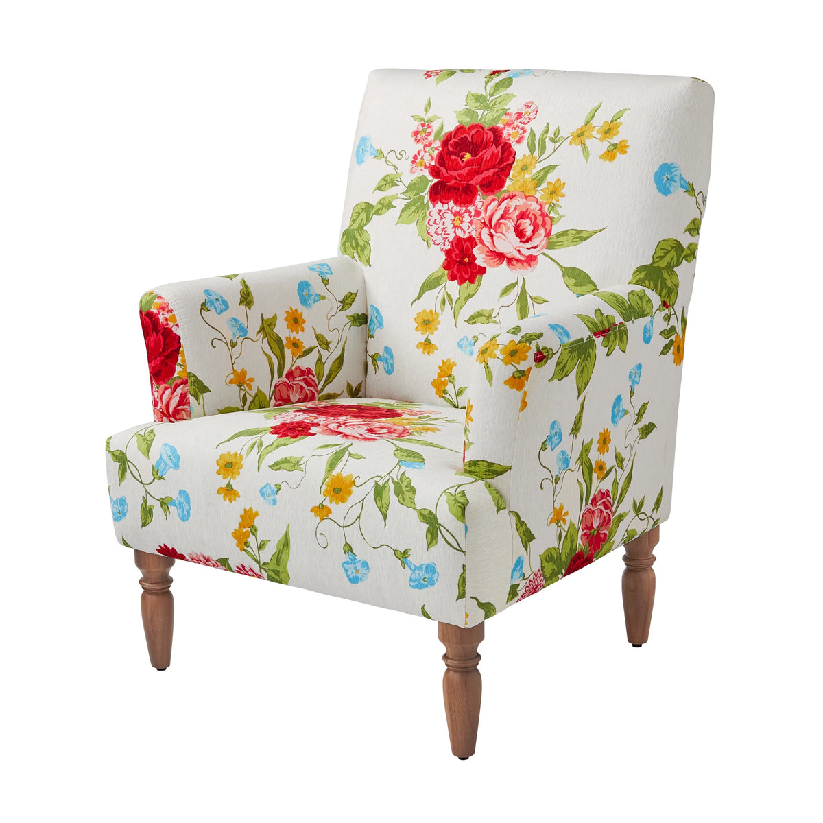 Sweet Rose High Rolled Arm Accent Chair F77697