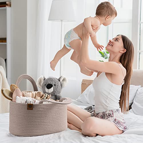 Baby Diaper Caddy Organizer Basket Q590424