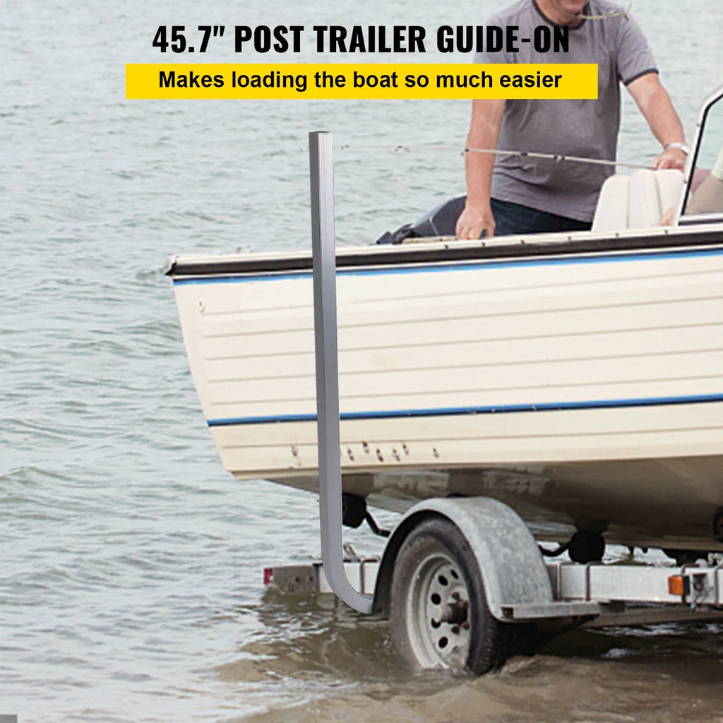 Boat Trailer Guide-on, 46", One Pair Aluminum, Adjustable Width, Complete Mounting Accessories V344