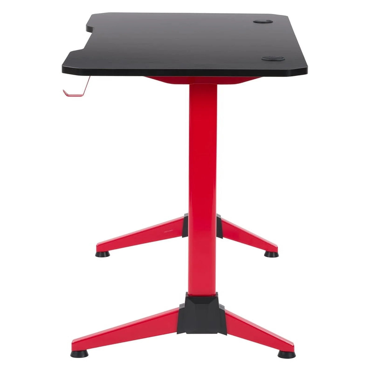 Black and Red Engineered Wood Gaming Desk W570779