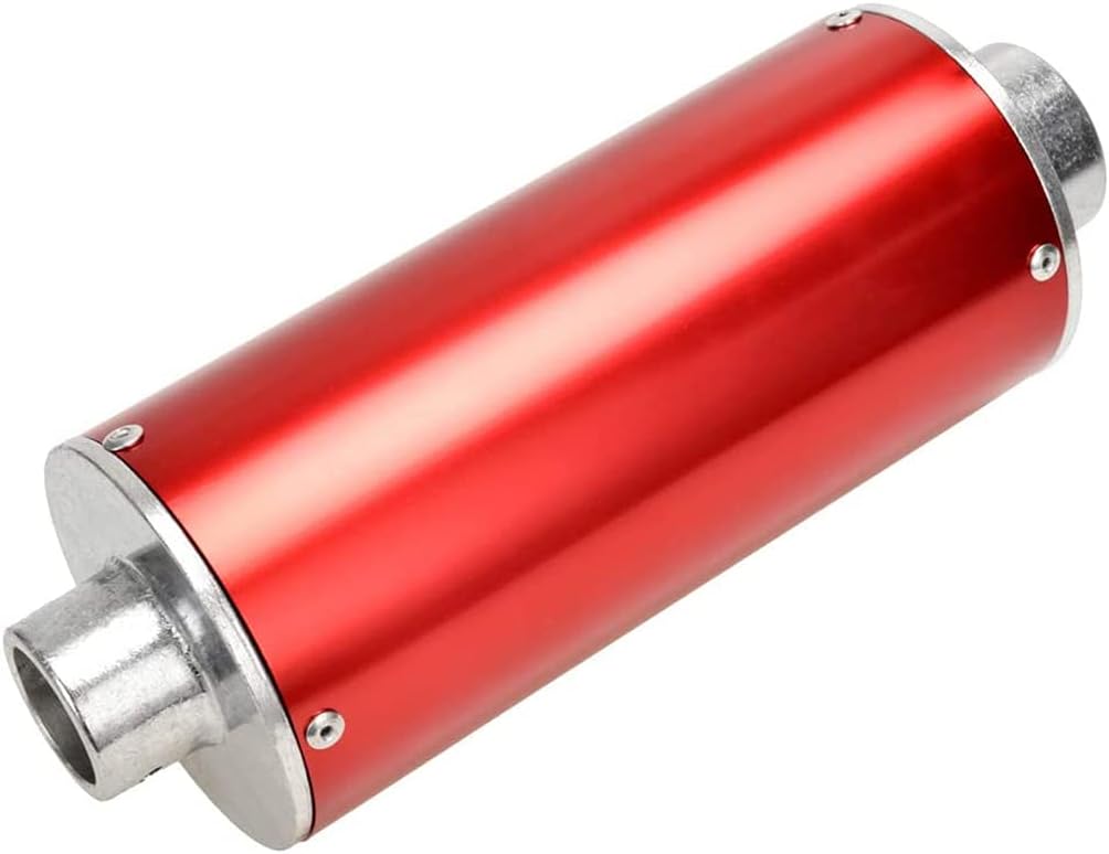 Red Pack of 2 Muffler Exhaust Silencer Pipe Head Assembly for Dirt Pit Bike W18245